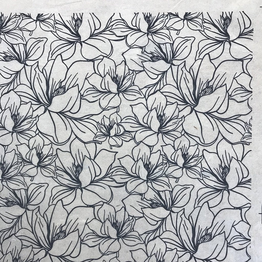 Magnolia - Underglaze Transfer Sheet