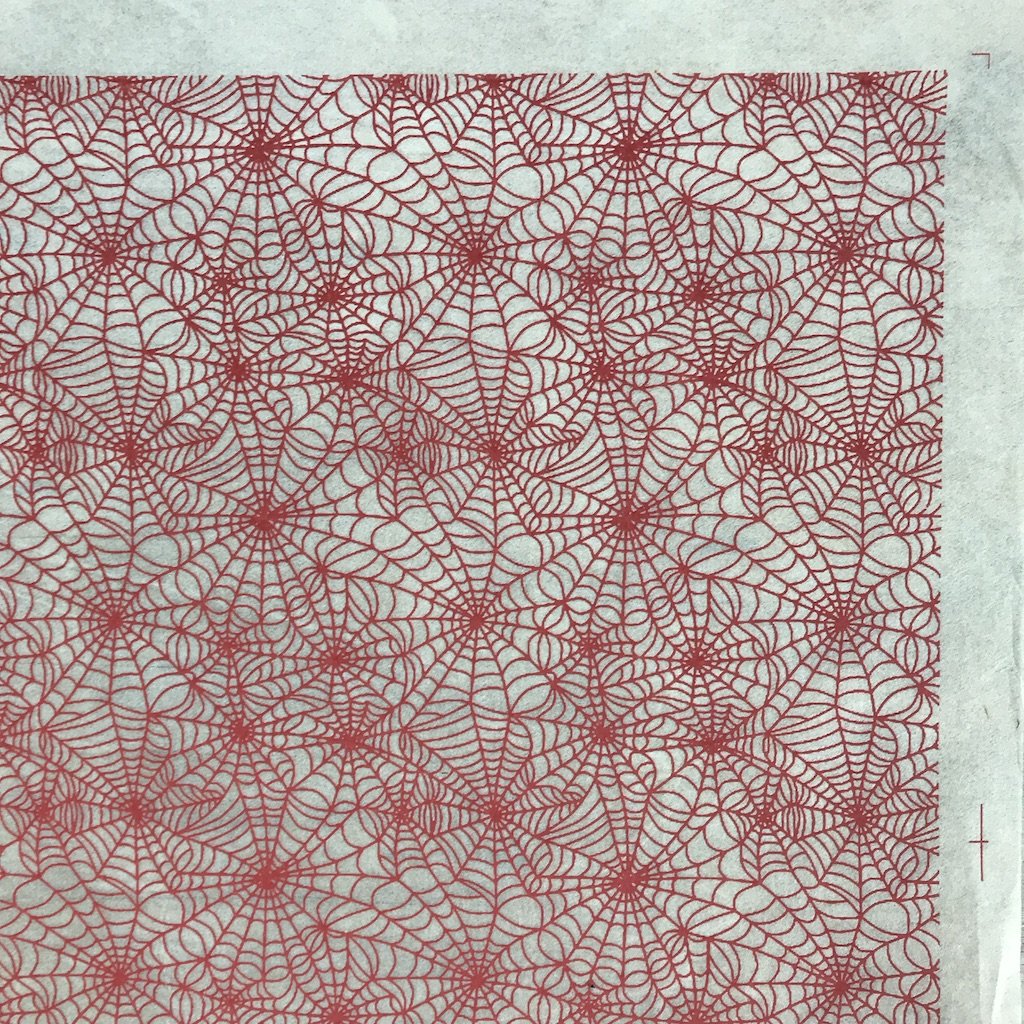 Spider Webs - Underglaze Transfer Sheet