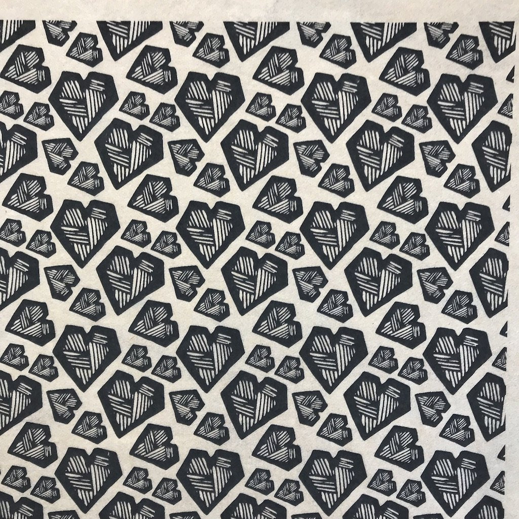 Hearts - Underglaze Transfer Sheet