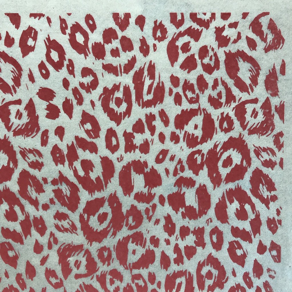 Cheetah Spots - Underglaze Transfer Sheet