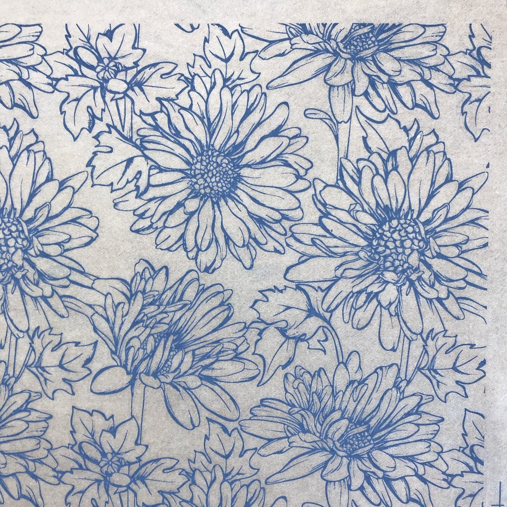 Daisy - Underglaze Transfer Sheet