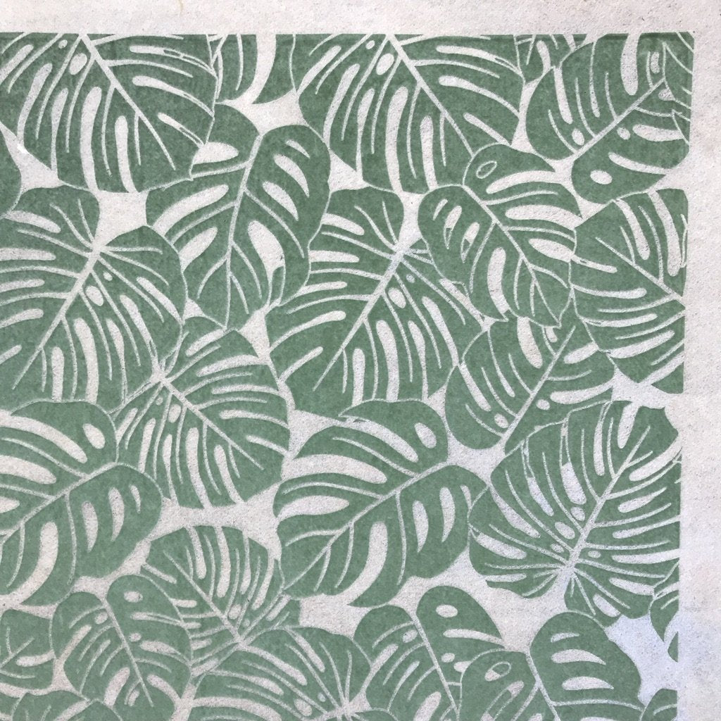 Monstera Leaves - Underglaze Transfer Sheet