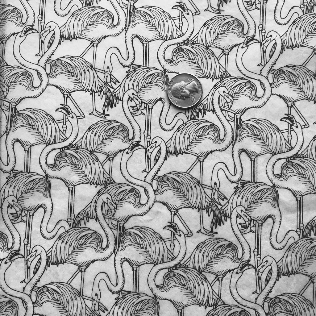 Flamingos - Underglaze Transfer Sheet