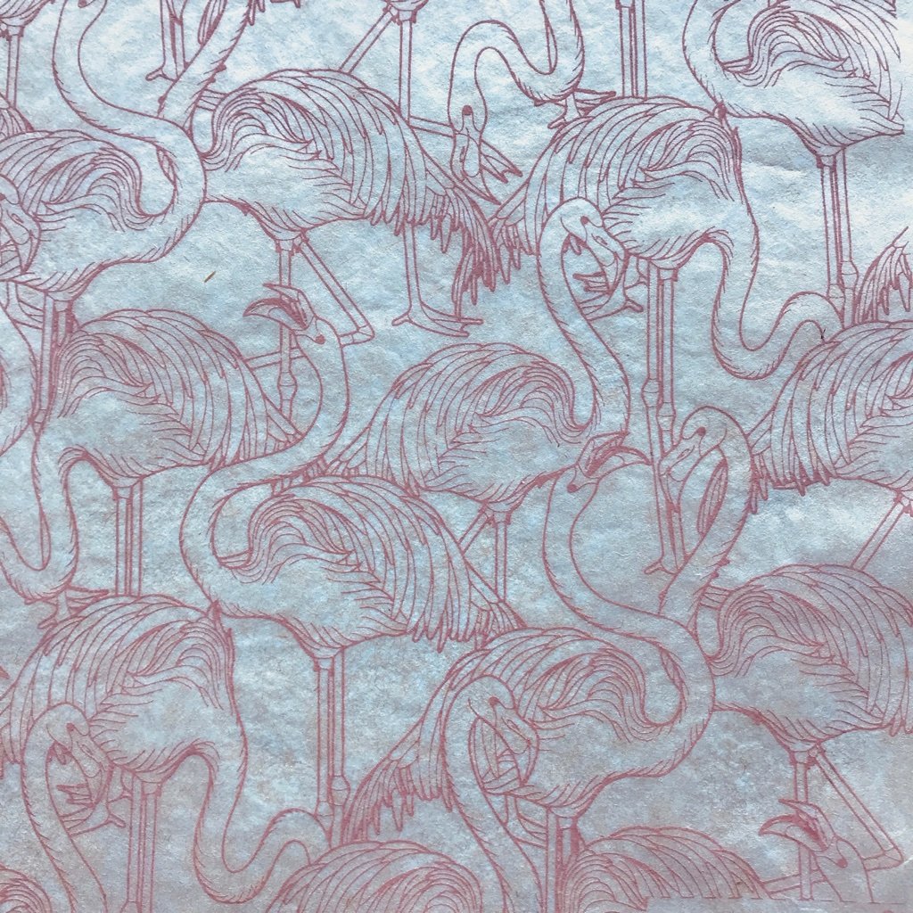 Flamingos - Underglaze Transfer Sheet