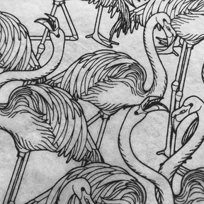 Flamingos - Underglaze Transfer Sheet