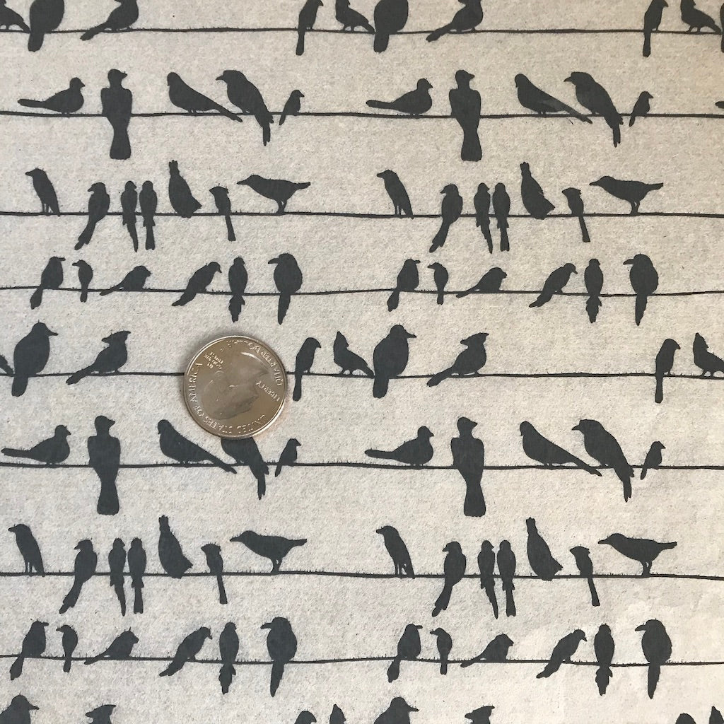 Birds on a Wire - Underglaze Transfer Sheet