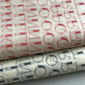 Tattoo Font - Underglaze Transfer Sheet