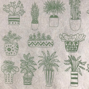 Potted Plants - Underglaze Transfer Sheet