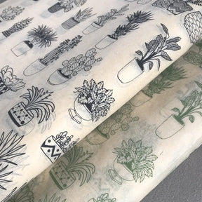 Potted Plants - Underglaze Transfer Sheet