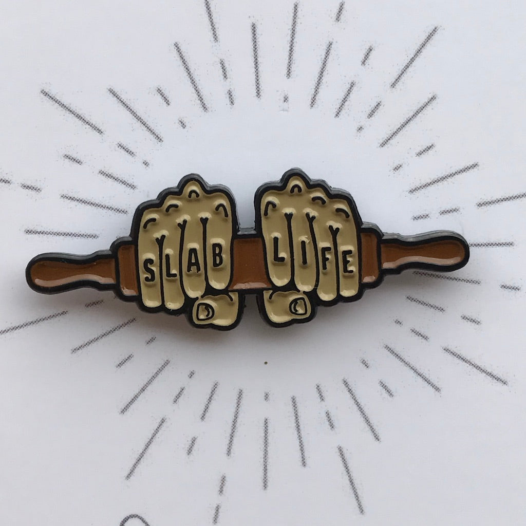 Slab Life Enamel Pin