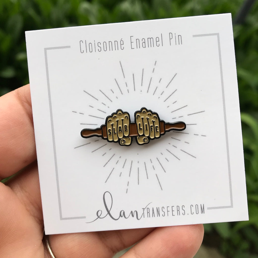 Slab Life Enamel Pin