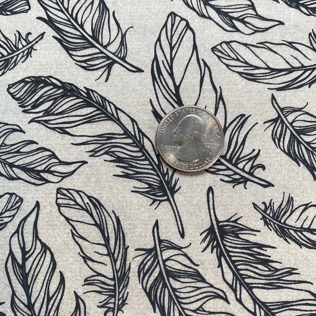 Feathers - Underglaze Transfer Sheet