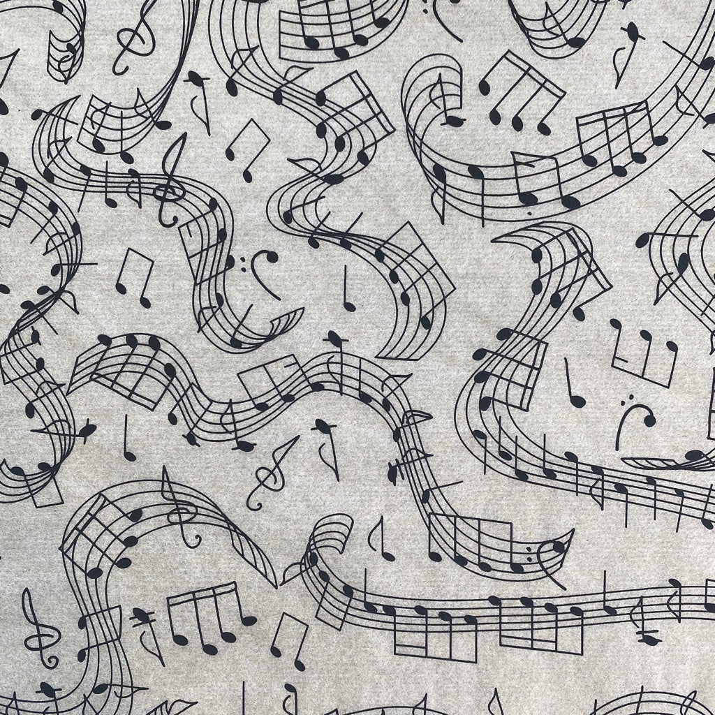 Music Notes -  Underglaze Transfer Sheet
