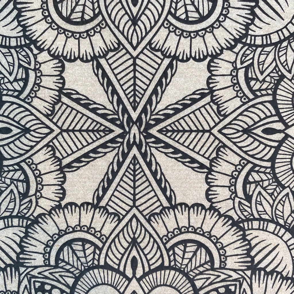 Mandala (open center) - Underglaze Transfer Sheet