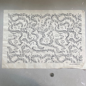 Music Notes -  Underglaze Transfer Sheet