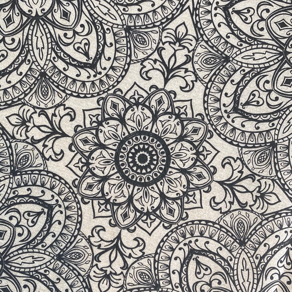 Mandala (closed center) - Underglaze Transfer Sheet