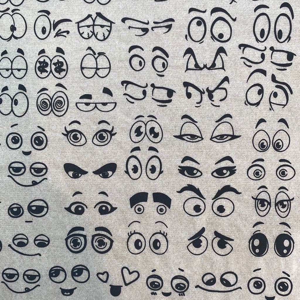 Googly Eyes - Underglaze Transfer Sheet