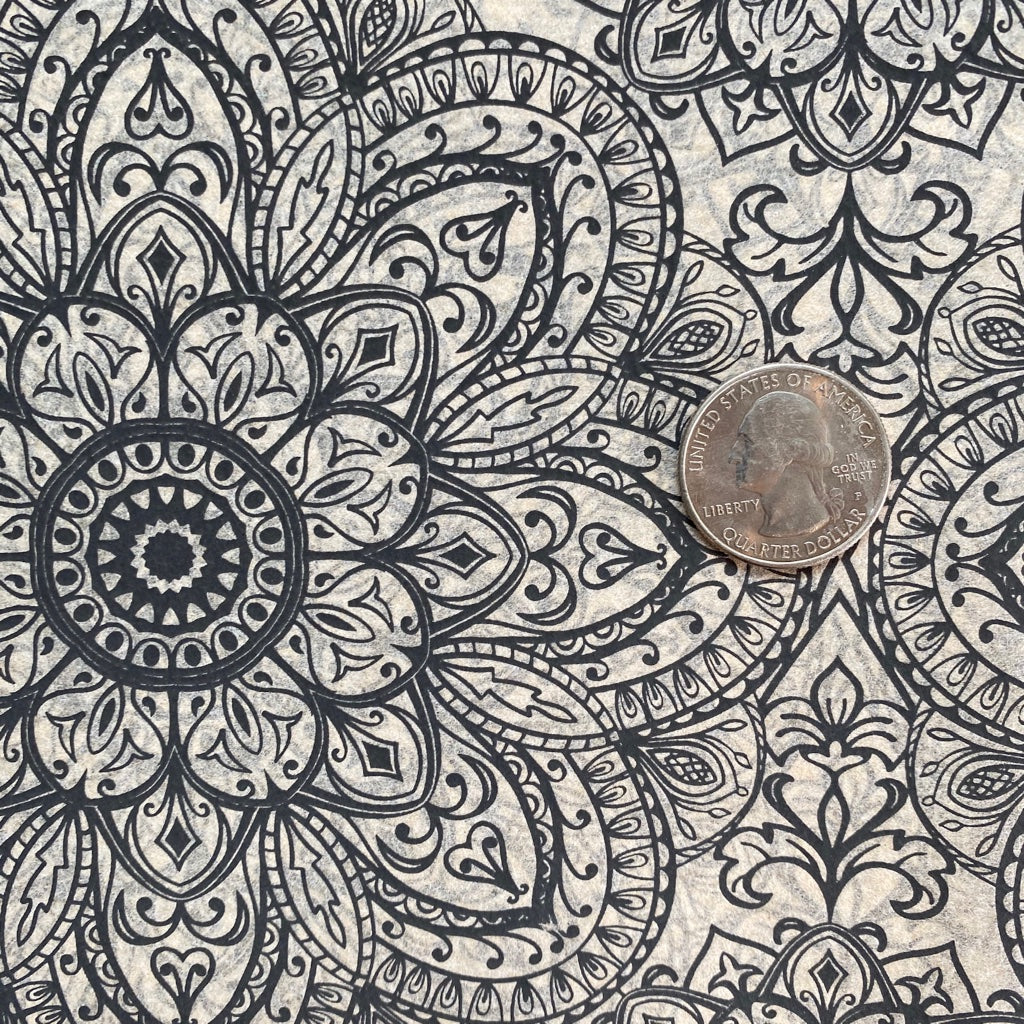 Mandala (closed center) - Underglaze Transfer Sheet