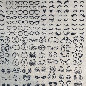 Googly Eyes - Underglaze Transfer Sheet