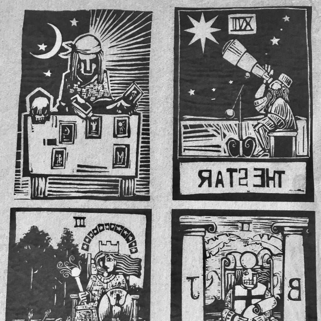 Tarot Cards - Underglaze Transfer Sheet