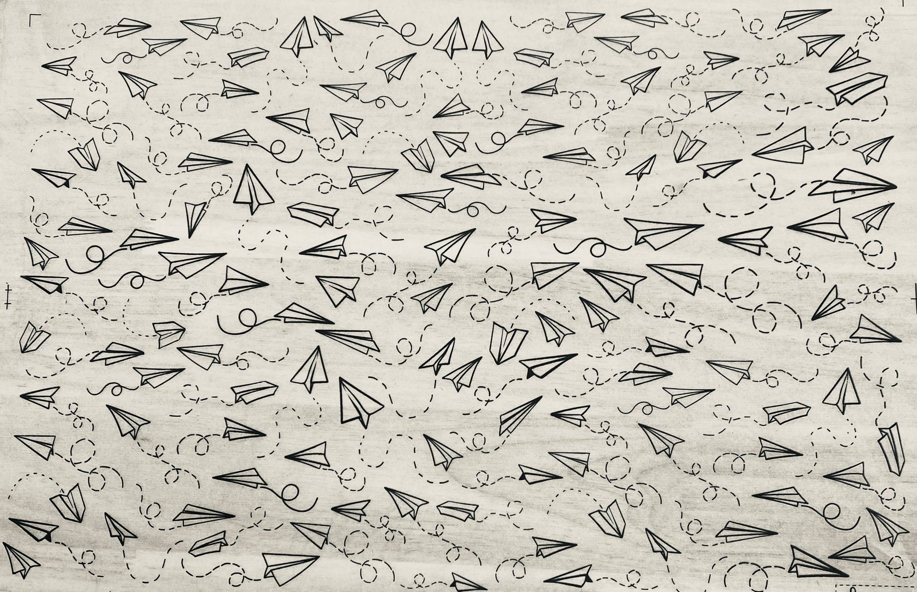 Paper Planes - Underglaze Transfer Sheet