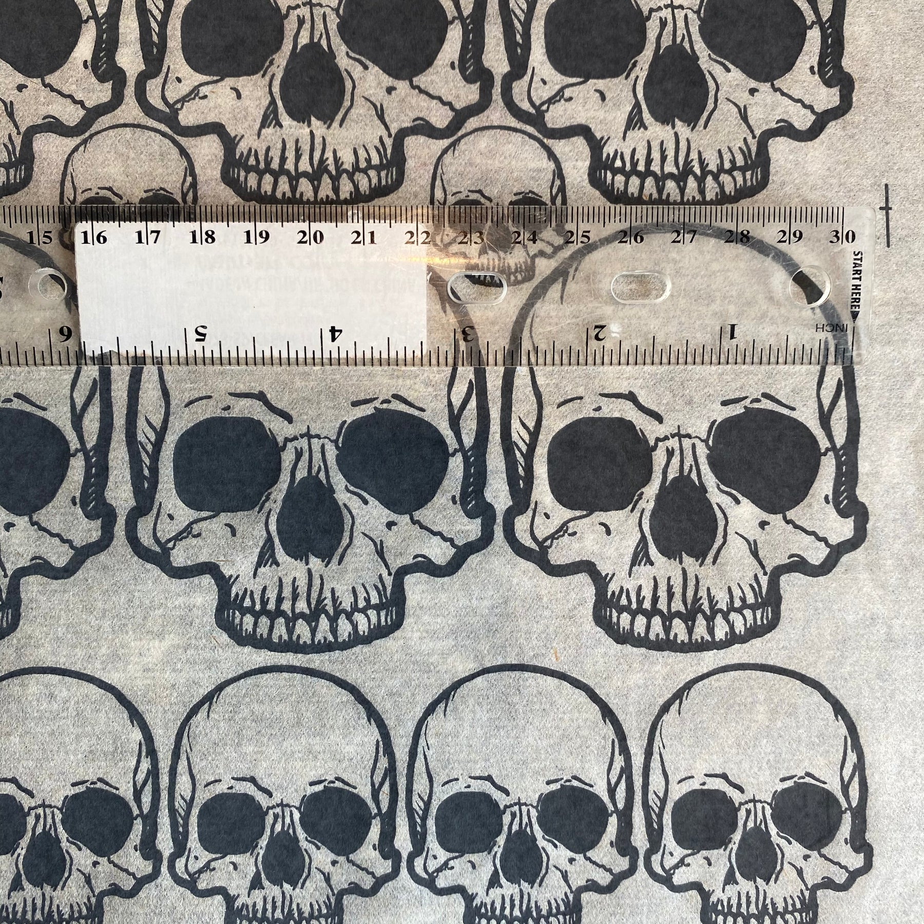 Skulls OG Individual - Underglaze Transfer Sheet