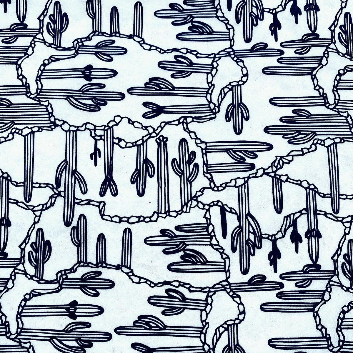 Saguaro by Seedling Clayworks - Underglaze Transfer Sheet