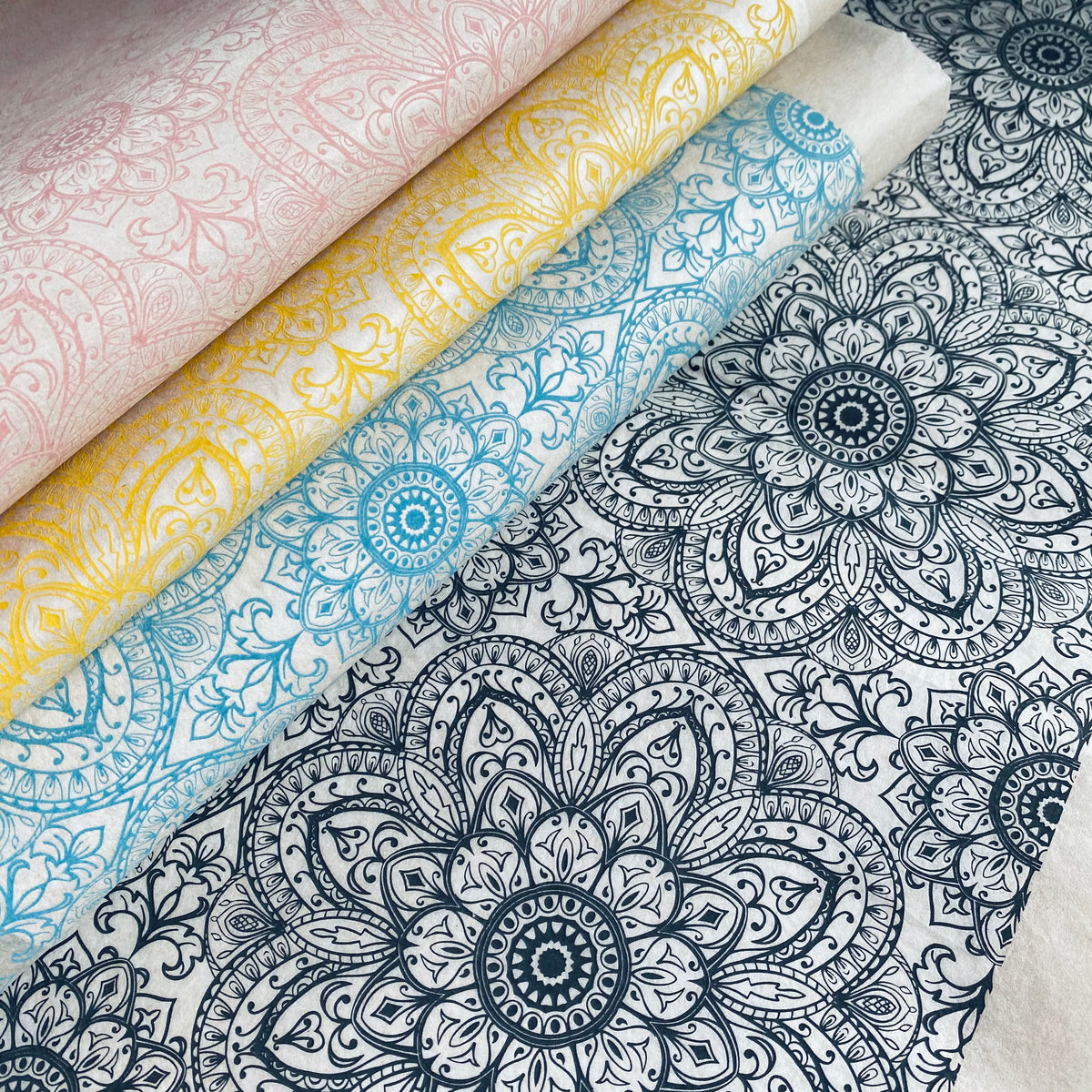 Mandala (closed center) - Underglaze Transfer Sheet