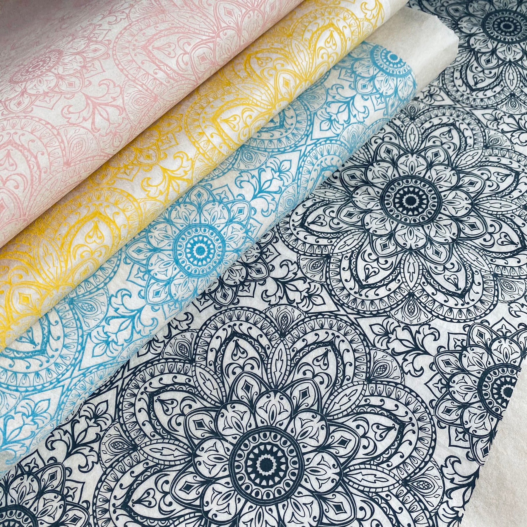 Mandala (closed center) - Underglaze Transfer Sheet