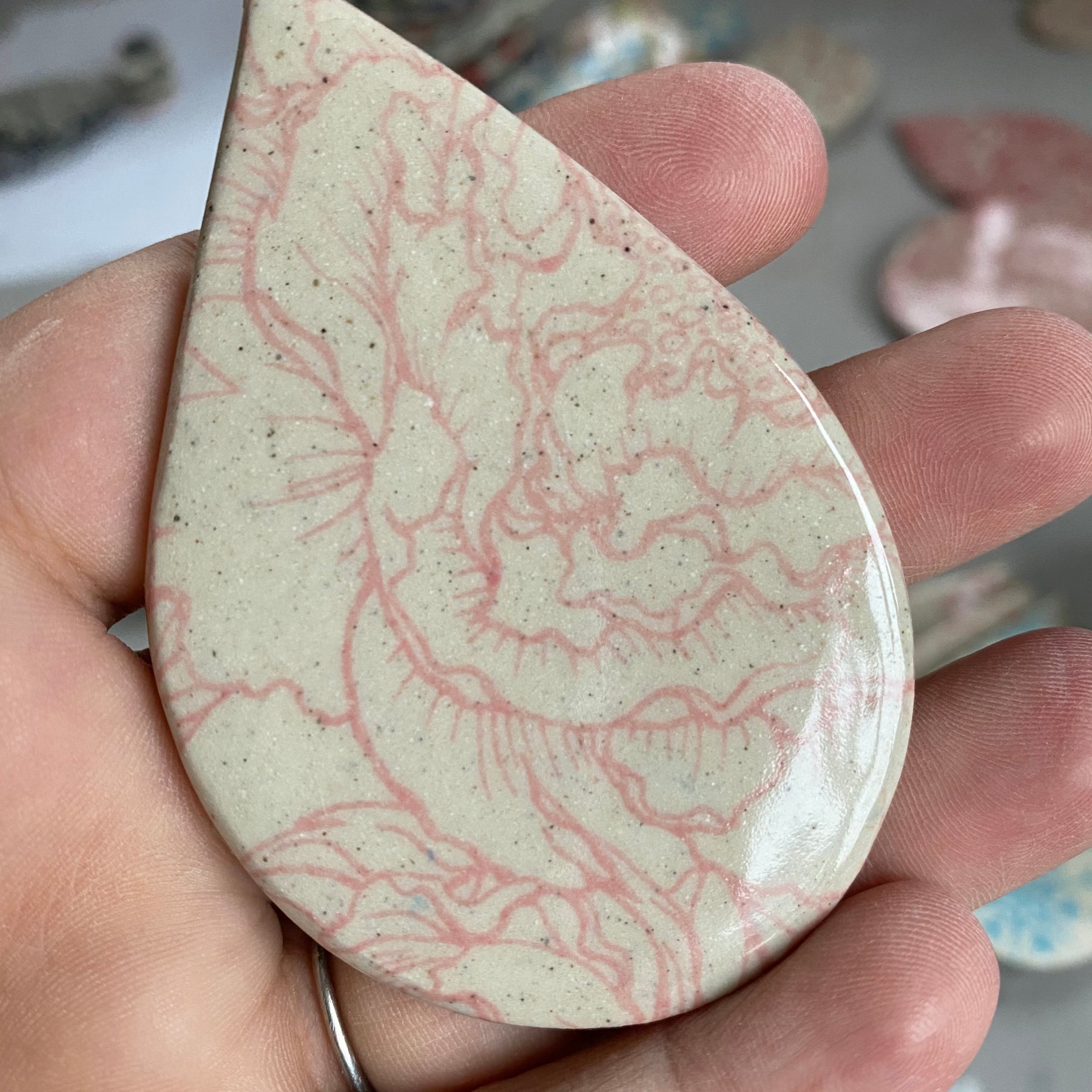 Peonies - Underglaze Transfer Sheet