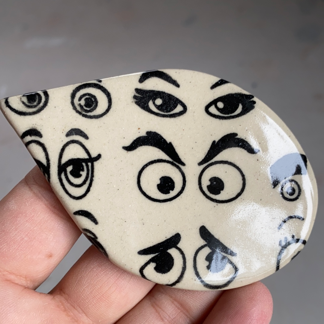 Googly Eyes - Underglaze Transfer Sheet
