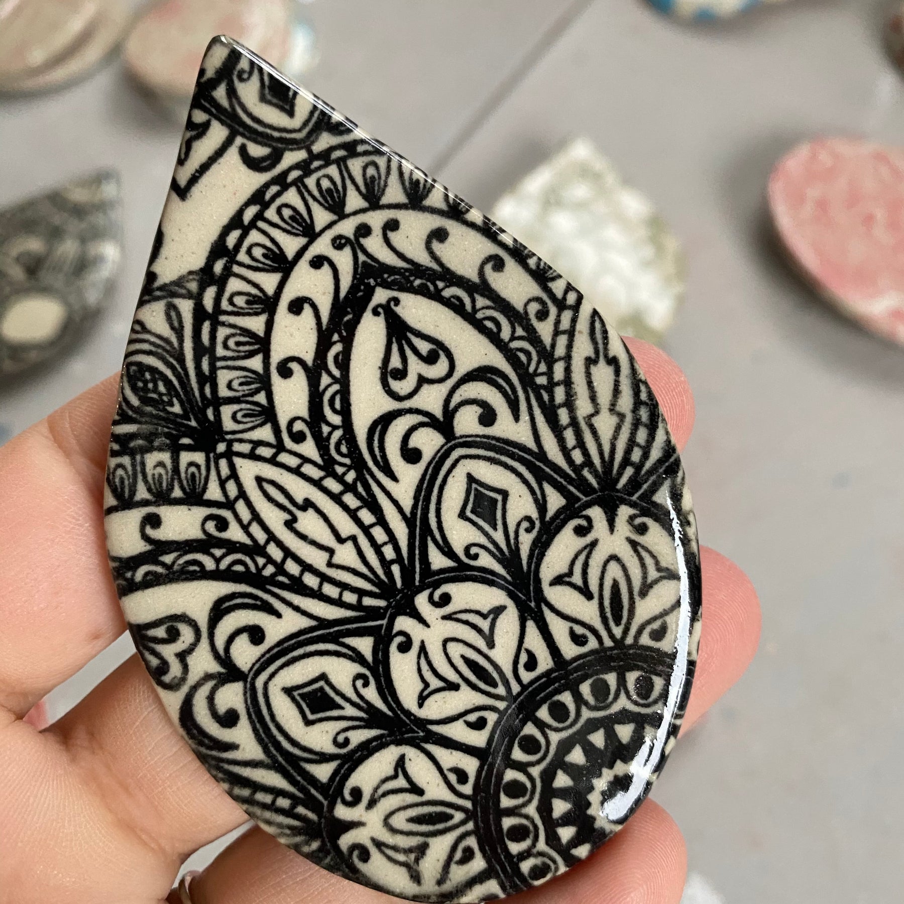 Mandala (closed center) - Underglaze Transfer Sheet