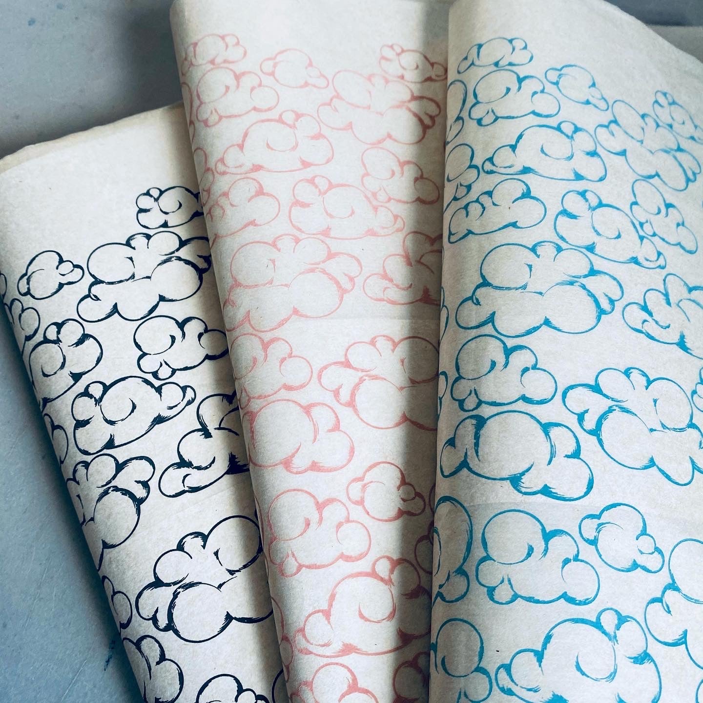 Clouds - Underglaze Transfer Sheet