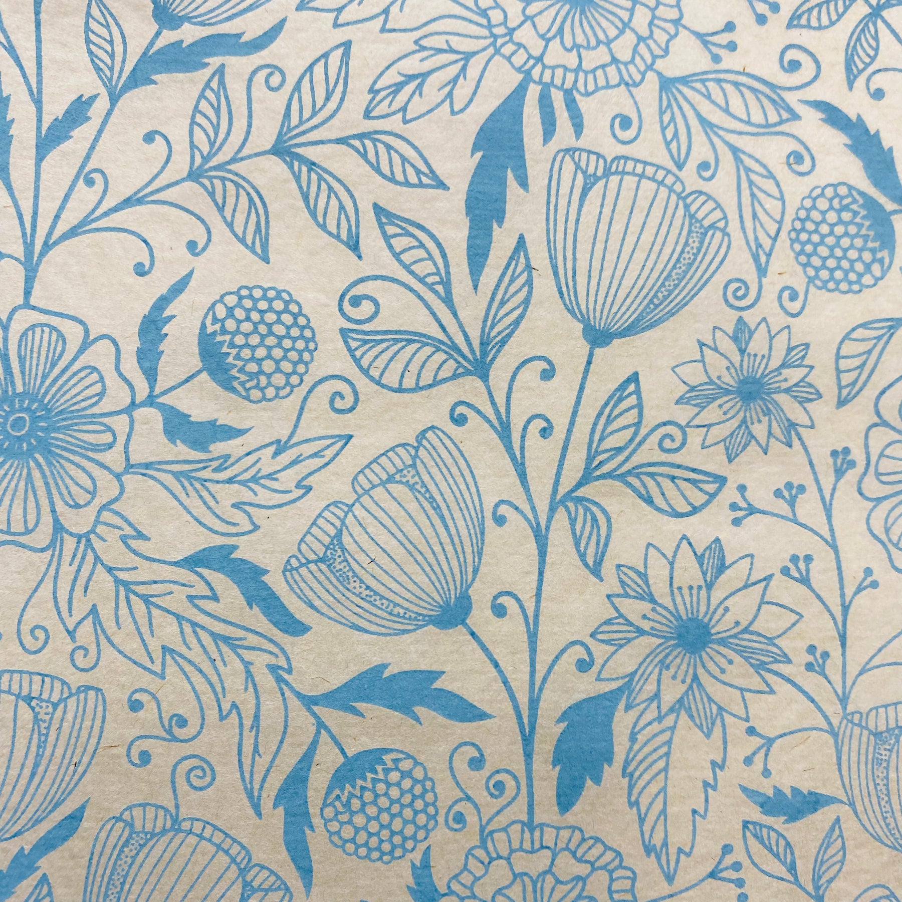 Flower Doodle - Underglaze Transfer Sheet