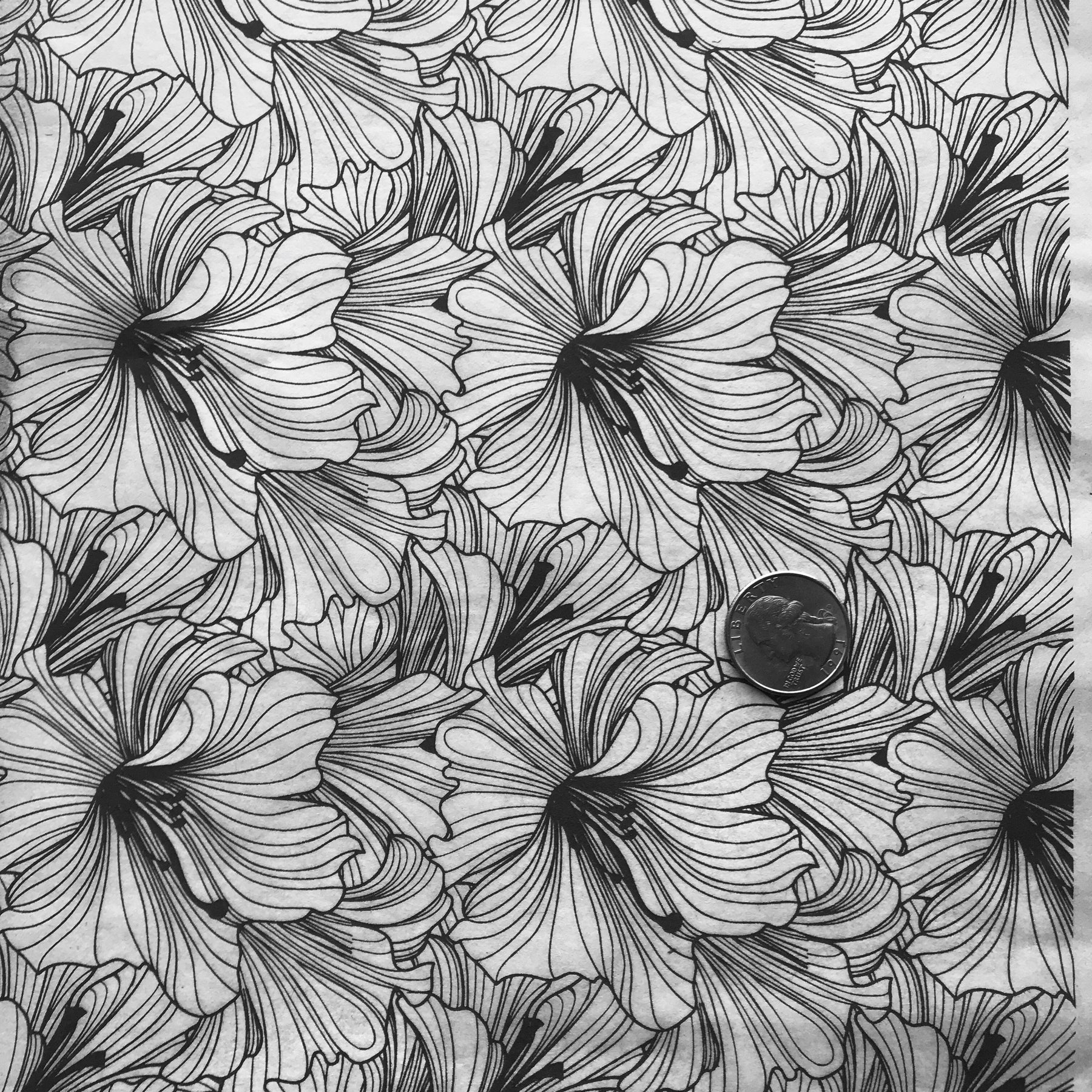 Hibiscus - Underglaze Transfer Sheet