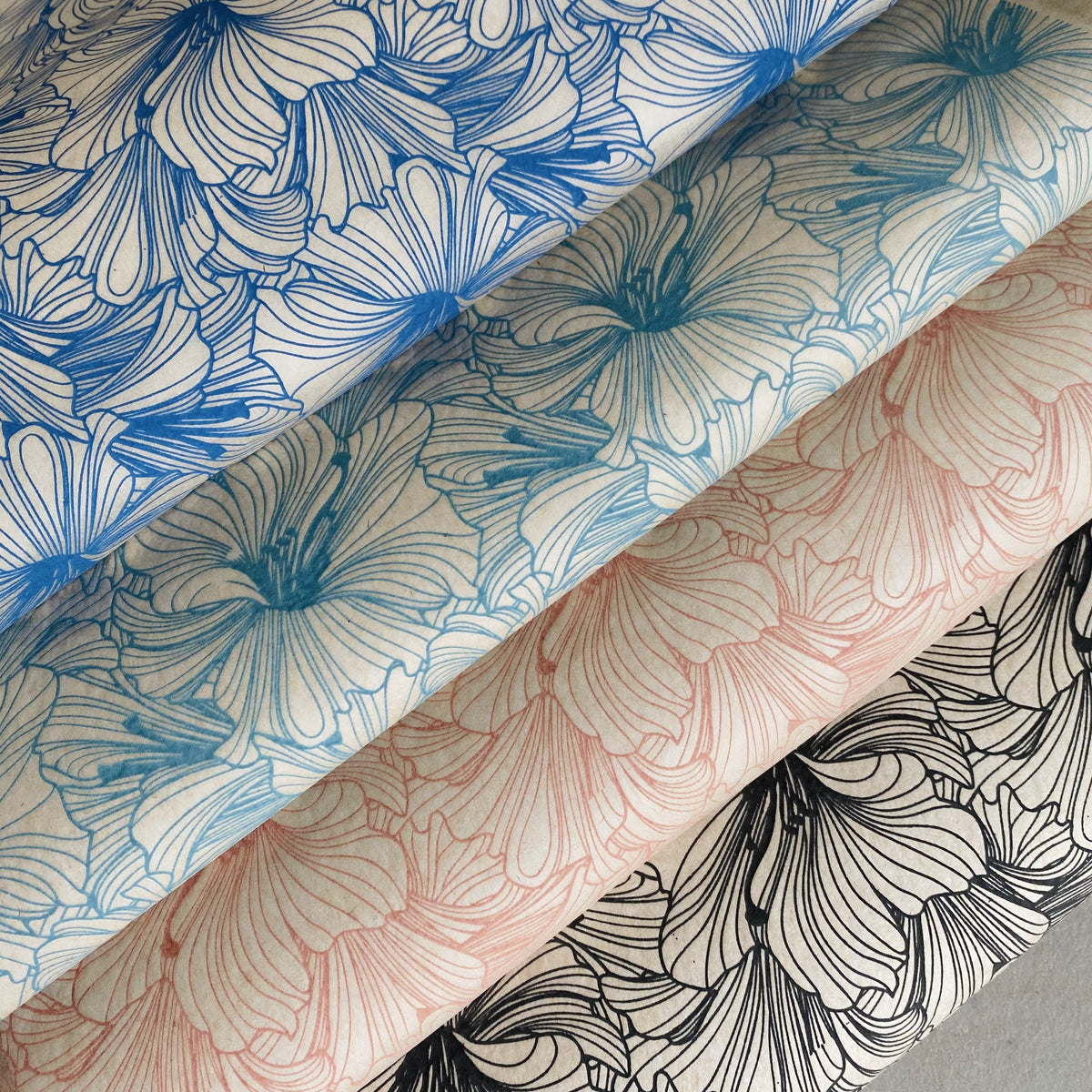 Hibiscus - Underglaze Transfer Sheet