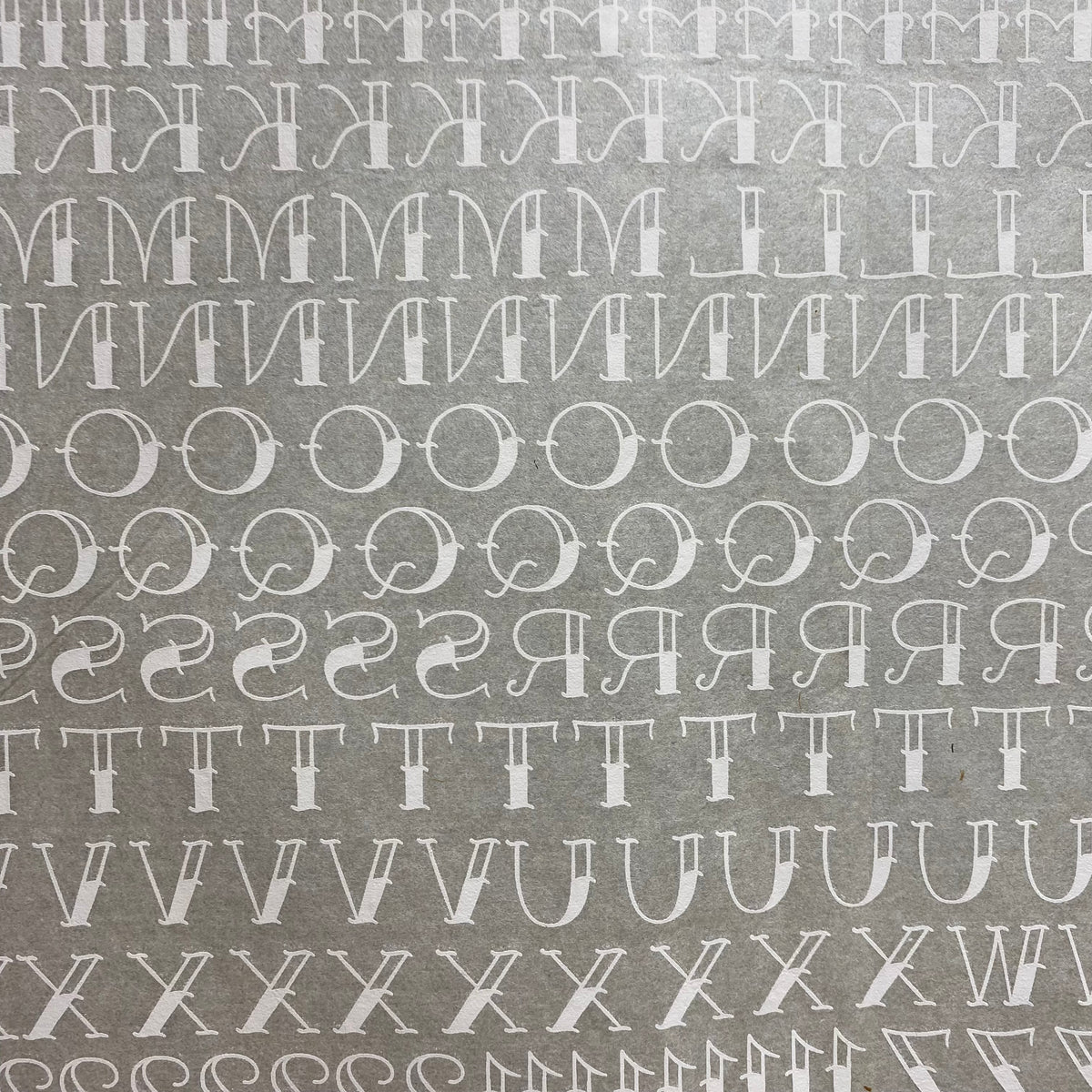 Tattoo Font - Underglaze Transfer Sheet