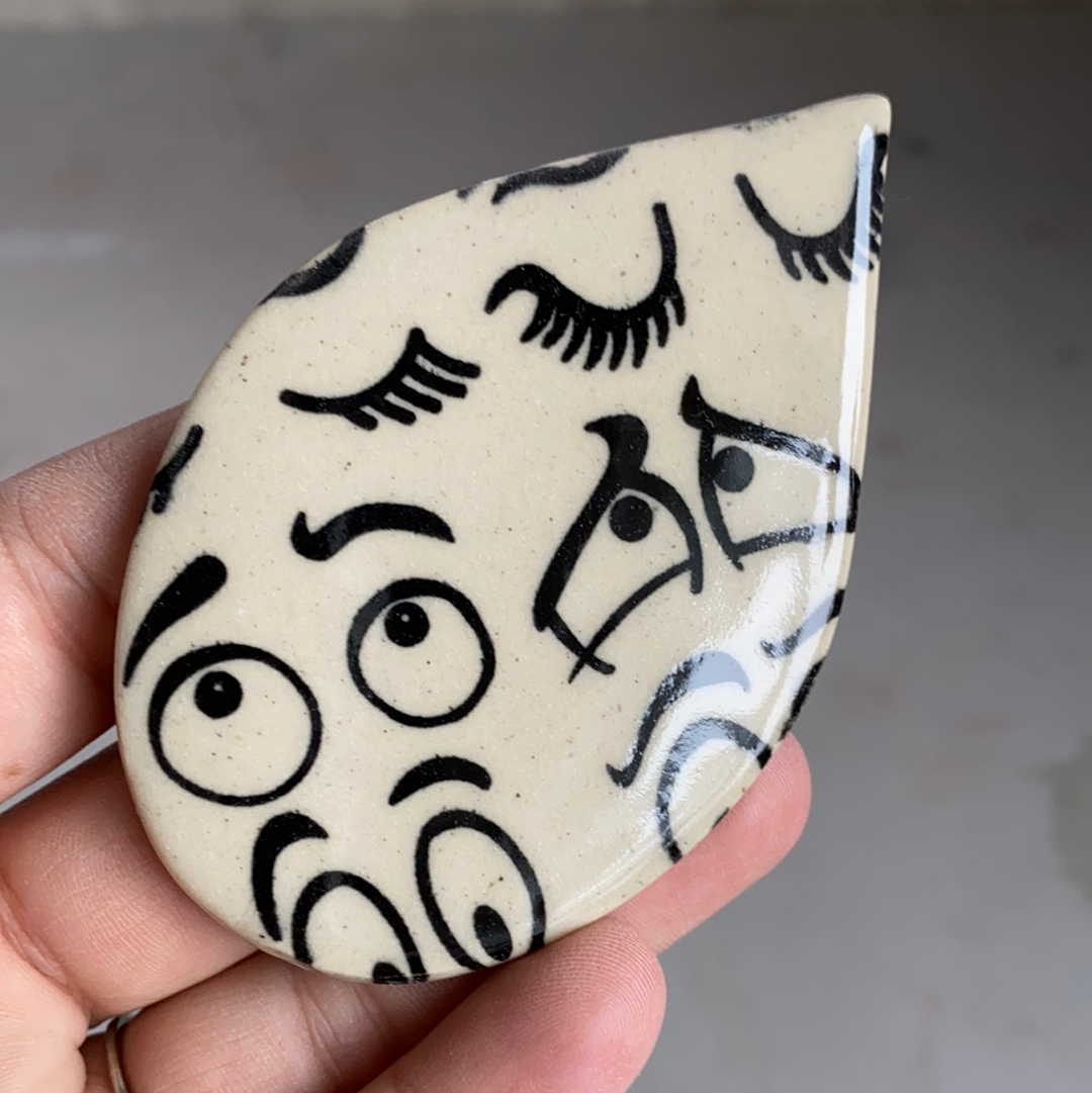 Googly Eyes - Underglaze Transfer Sheet