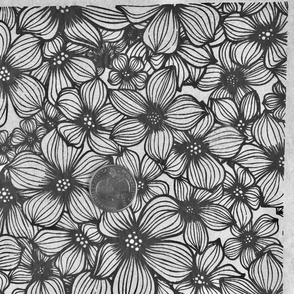 Apple Blossom - Underglaze Transfer Sheet